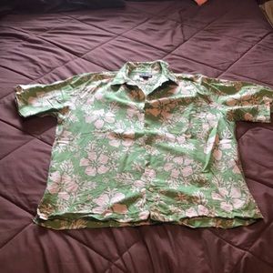 Lands End Hawaiian shirt